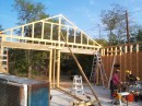 Garage gable end in position * 1152 x 864 * (357KB)